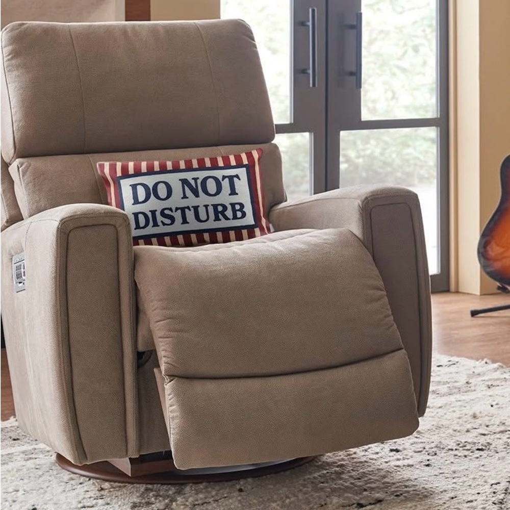 La-Z-Boy Striped '”Do Not Disturb” Decor Pillow…New In Box